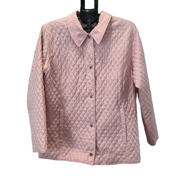 Gear For Sports Jackets & Blazers - Gear for Sport Alaska Pink Quilted Button Up Jacket Women's size XL